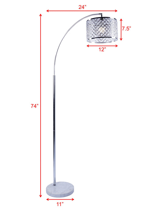 Floor Lamp - Black - Metal