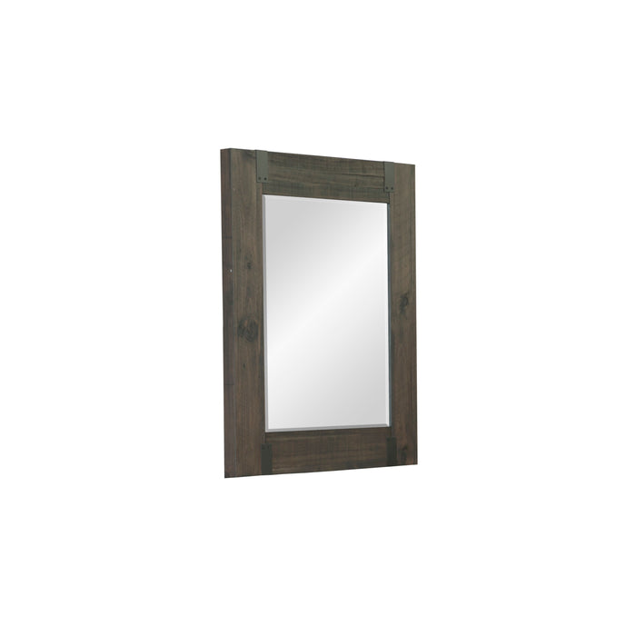 Abington - Portrait Mirror In Weathered Charcoal