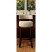 LYNSEY Dark Oak/Beige 29" Bar Stool image