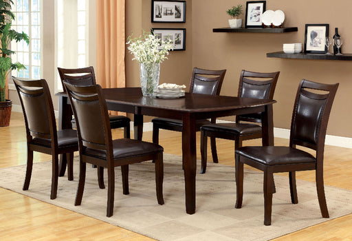 Woodside Dark Cherry 7 Pc. Dining Table Set (2AC+4SC) image