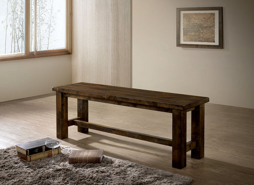 Kristen Rustic Oak Bench image