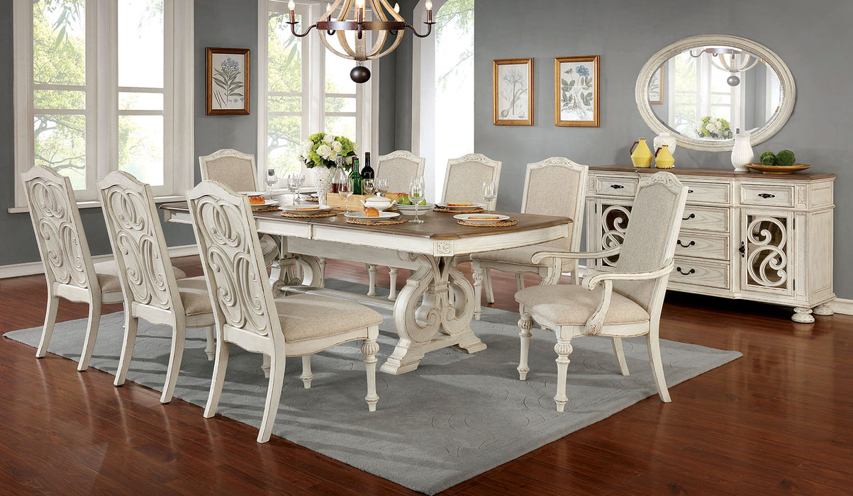 ARCADIA 9 Pc. Dining Table Set (2AC+6SC) image