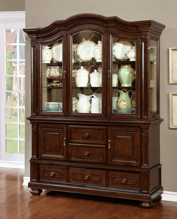 Alpena Brown Cherry Hutch & Buffet image