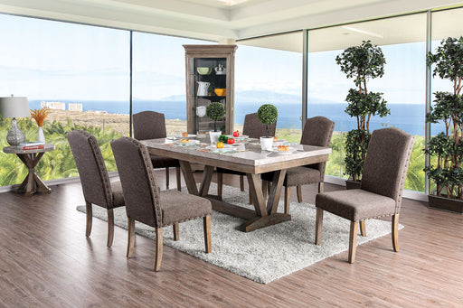 Bridgen Natural 7 Pc. Dining Table Set image