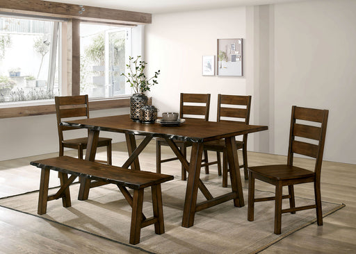 MAPLETON 6 Pc. Dining Table Set w/ Bench image