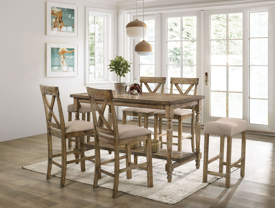 PLANKINTON 7 Pc. Counter Ht. Table Set image