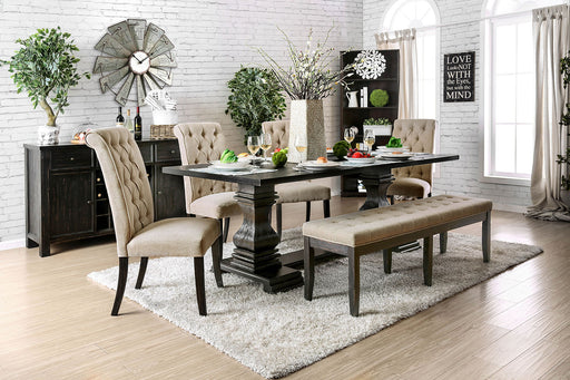 Nerissa Antique Black 7 Pc. Dining Table Set image