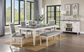 LAKESHORE 6 Pc. Dining Table Set w/ Bench image