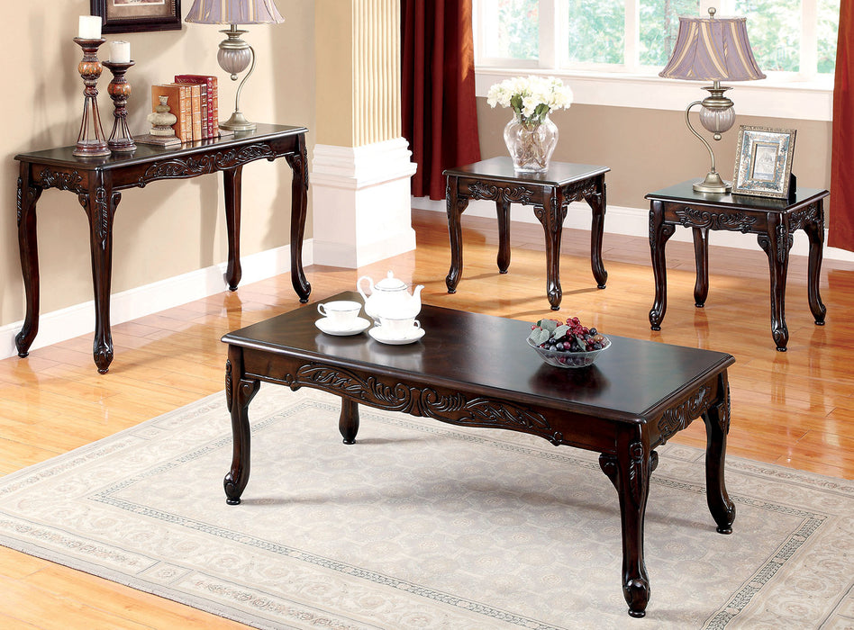 Cheshire Dark Cherry 3 Pc. Coffee Table Set image