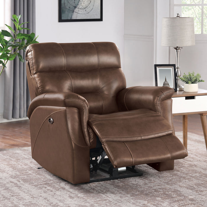 BARMOUTH Power Recliner, Light Brown image