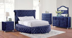 SANSOM E.King Bed, Blue image