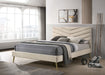 VIVAR Queen Bed, Beige image