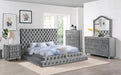 STEFANIA Queen Bed, Gray image