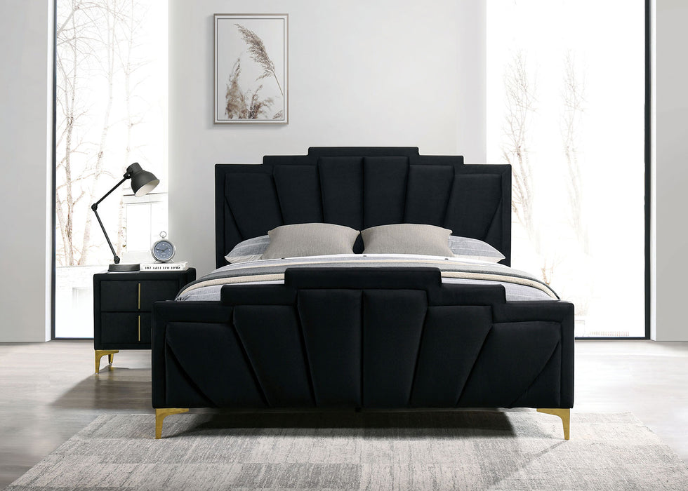 FLORIZEL Cal.King Bed, Black image