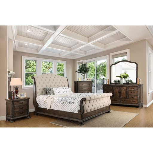 LYSANDRA Beige/Rustic Natural Tone E.King Bed image