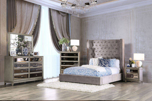 ROSABELLE Queen Bed, Gray image