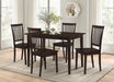 Oakdale Casual Cappuccino Five-Piece Dinette Set image