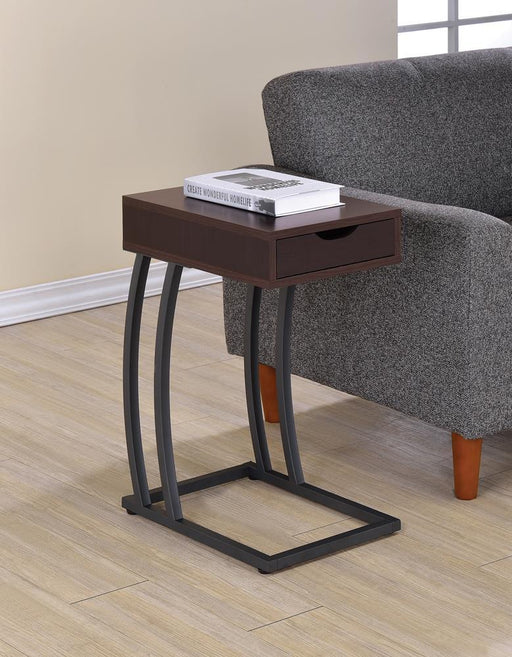 Industrial Cappuccino Accent Table image