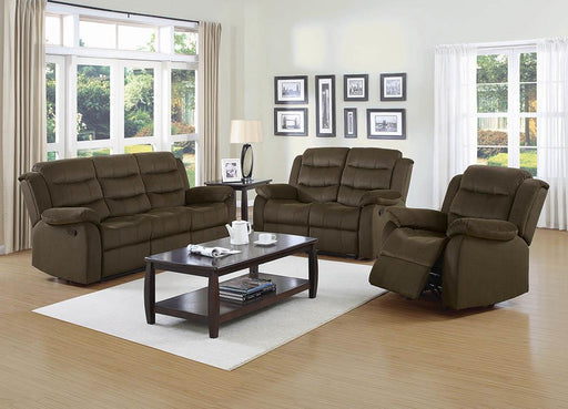 Rodman Chocolate Reclining Sofa image