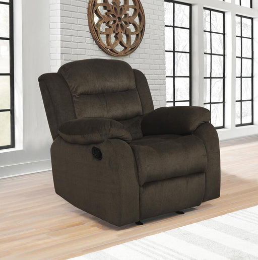 Rodman Casual Chocolate Glider Recliner image