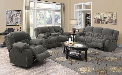 Weissman Grey Reclining Loveseat image