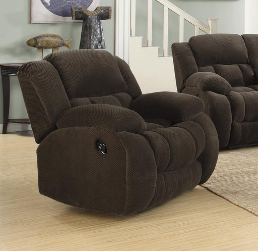 Weissman Brown Glider Recliner image