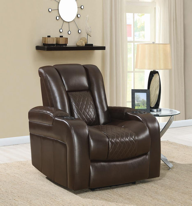 Delangelo Brown Power Motion Recliner image