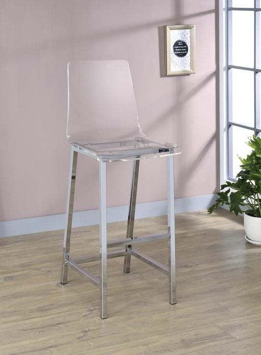 G100295 Contemporary Clear Acrylic Bar Stool image