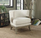 G902559  Contemporary White Accent Chair image