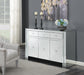 G951100 Contemporary Silver and Black Cabinet image