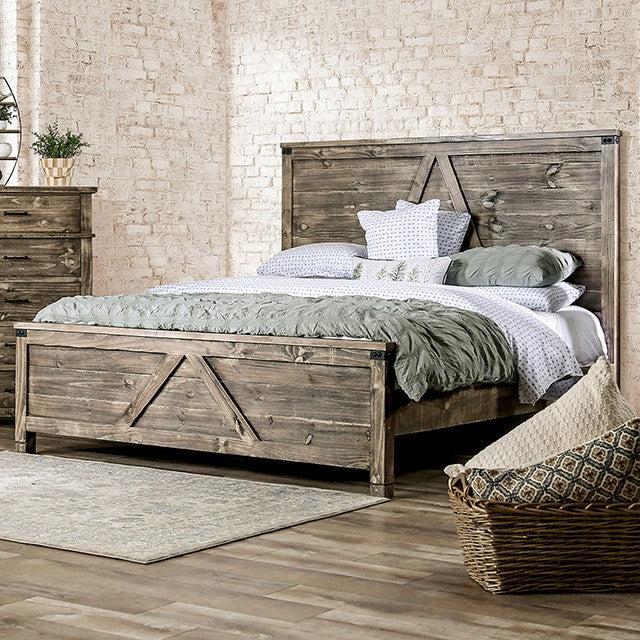 WOODBURN Cal.King Bed, Ash Brown image