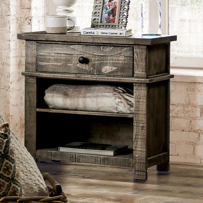 WOODBURN Night Stand, Ash Brown image