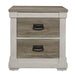 Homelegance Arcadia Nightstand in White & Weathered Gray 1677-4 image