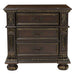 Homelegance Catalonia 3 Drawer Nightstand in Cherry 1824-4 image