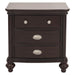 Homelegance Marston 3 Drawer Nightstand in Dark Cherry 2615DC-4 image