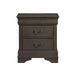 Homelegance Mayville 2 Drawer Nightstand in Gray 2147SG-4 image