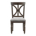 Homelegance Cardano Side Chair in Charcoal (Set of 2) image