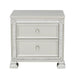 Homelegance Bevelle 2 Drawer Nightstand in Silver 1958-4 image