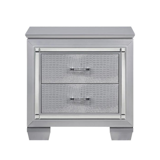 Homelegance Allura Nightstand in Silver 1916-4 image