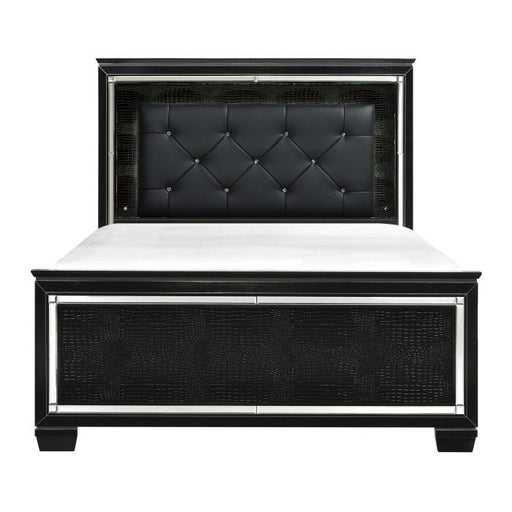 Homelegance Allura Full Panel Bed in Black 1916FBK-1* image