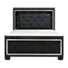 Homelegance Allura King Panel Bed in Black 1916KBK-1EK* image