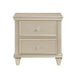 Homelegance Celandine 2 Drawer Nightstand in Silver 1928-4 image