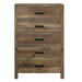 Homelegance Furniture Mandan 5 Drawer Chest in Weathered Pine 1910-9 image