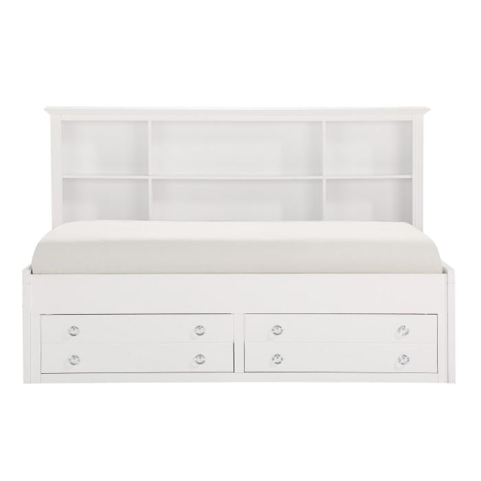 Homelegance Meghan Twin Lounge Storage Bed in White 2058WHPRT-1* image