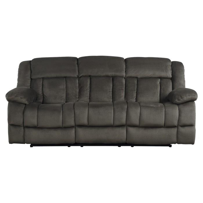 Homelegance Furniture Laurelton Double Reclining Sofa in Chocolate 9636-3 image