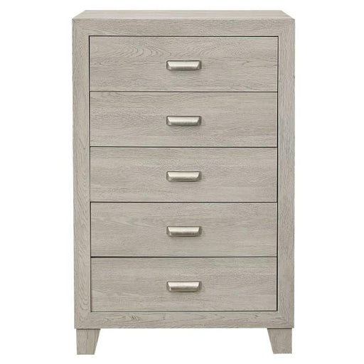 Homelegance Furniture Quinby 5 Drawer Chest in Light Brown 1525-9 image