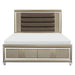 Homelegance Furniture Loudon Queen Platform with Storage Bed in Champagne Metallic 1515-1* image