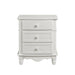 Homelegance Clementine 3 Drawer Night Stand in White B1799-4 image