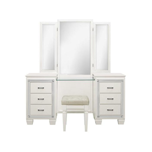 Homelegance Allura Vanity Dresser with Mirror in White 1916W-15* image