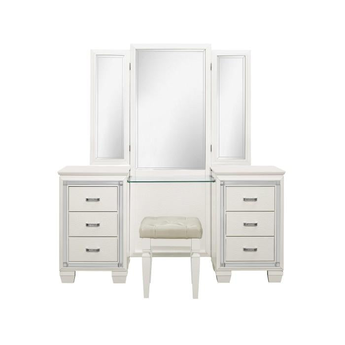 Homelegance Allura Vanity Dresser with Mirror in White 1916W-15* image